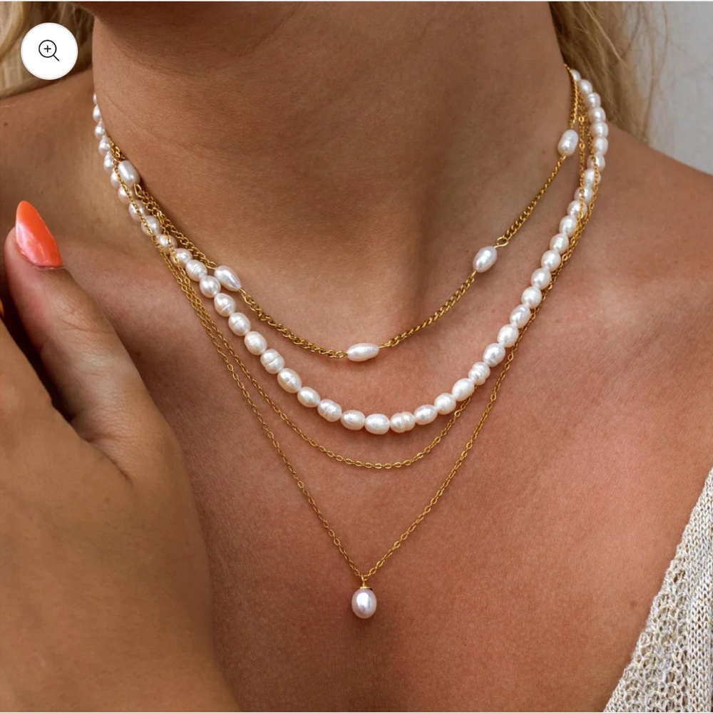 ALCO JEWELRY Pearl Diver Necklace | Water, Sweat Resistant